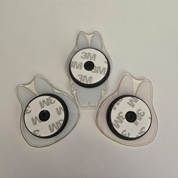 Labubu Phone Holder Set – Blue, Pink & Brown - Picture 2 of 2